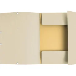 Kulmalukkokansio Exacompta kartonki luonnonvalkoinen