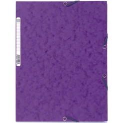 Kulmalukkokansio Exacompta kartonki lila