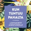 Kun tuntuu pahalta -lohtukortit Hidasta Elämää