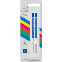 Kuulakynäsäiliö 2kpl Parker Ballpoint F sininen