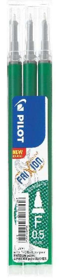 Kuulakynäsäiliö 3kpl Pilot Frixion Point 05 vihreä