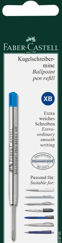 Kuulakynäsäiliö XB kuulakärkikynälle sininen Faber-Castell