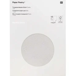 Kuultopaperilehtiö foliopilkku Rico Design