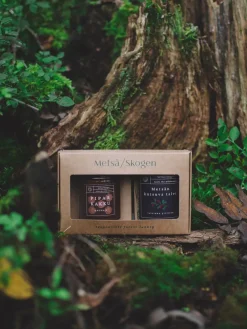 Lahjapakkaus Piparkakku & Hunaja ja Metsän kutsuva talvi - tee Metsä/Skogen