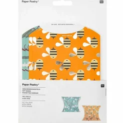 Lahjarasiasetti Just Bees Flowers 12x18 cm 4 kpl