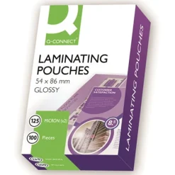Laminointitasku 54x86mm/100 125mic.