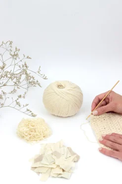 Lanka DMC Eco Vita luonnonvalkoinen 3mm 100g