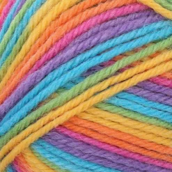 Lanka Novita 7 Veljestä Raita 100 g 980 sateenkaari