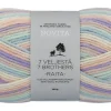 Lanka Novita 7 veljestä raita 100g 974 morsiuskaari
