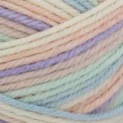 Lanka Novita 7 veljestä raita 100g 974 morsiuskaari