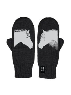 Lapaset MOIKO Hepat musta S, merinovillaa