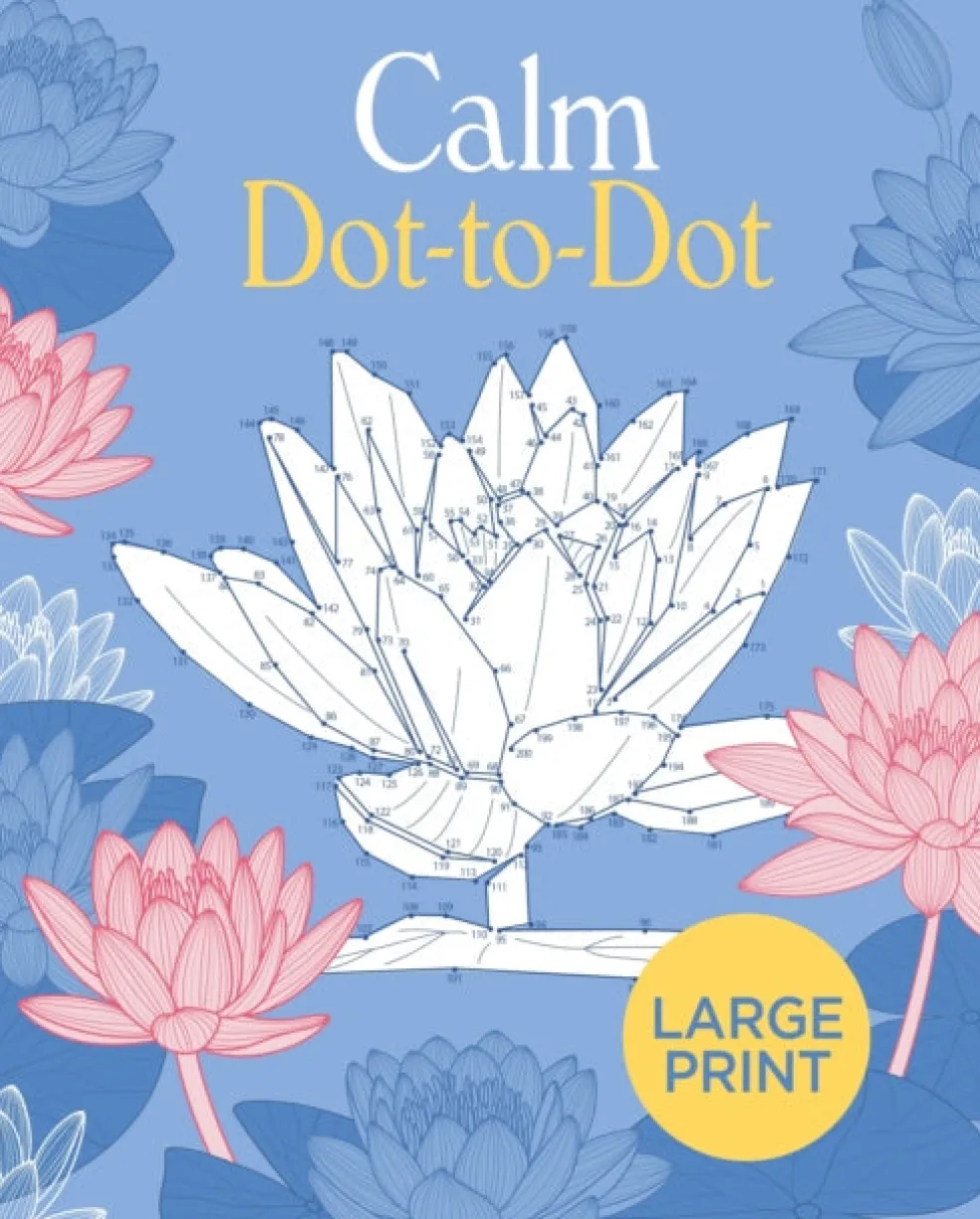 Large Print Calm Dot-to-Dot