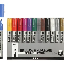 Lasi- ja posliinitussi 12 kpl