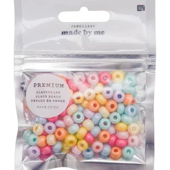 Lasihelmet 8 x 5,5 mm pastelliliitu Rico Design