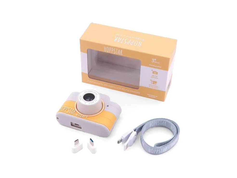 Lasten kamera Hoppstar Expert keltainen