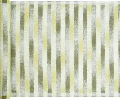 Laudeliina Lapuan Kankurit Hohto 46x150cm, valko-vihreä