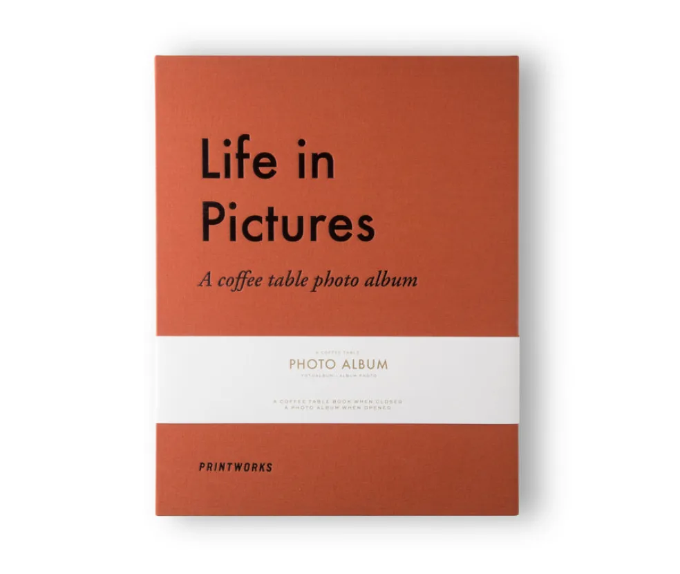 Leikekirja Printworks - Life In Pictures Orange