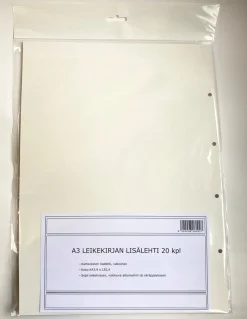 Leikekirjan lisälehti A3 20 kpl / pss