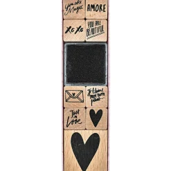 Leimasinsetti Rico Design Hearts and Messages of Love