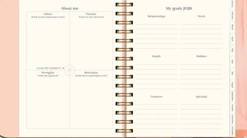 Life Planner Decor 2026
