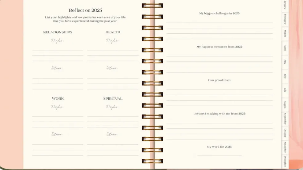 Life Planner Decor 2026