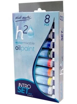 Öljyväri 8x18 ml, vesiliukoinen Mont Marte