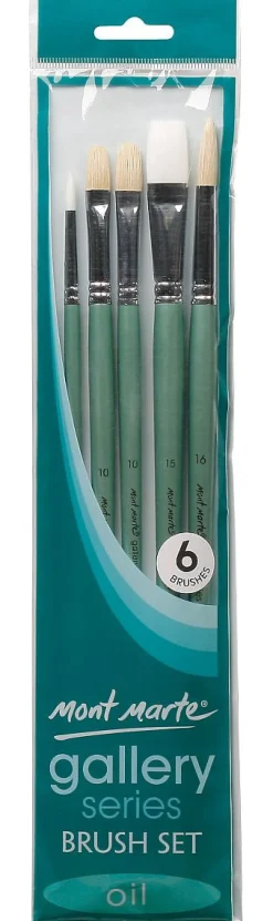 Öljyvärisivellin 6 kpl Mont Marte