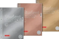 Luentolehtiö A4/80 sivua, 5x5 ruudut, Brunnen Colourcode, Metallic lajitelma