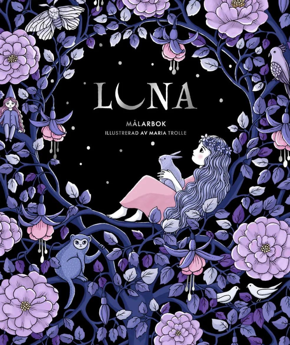 Luna : målarbok