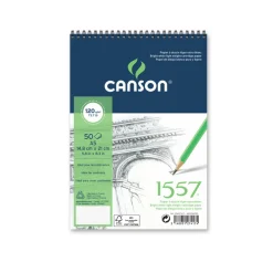 Luonnoslehtiö A5/50 lehteä 120g kierre Canson 1557