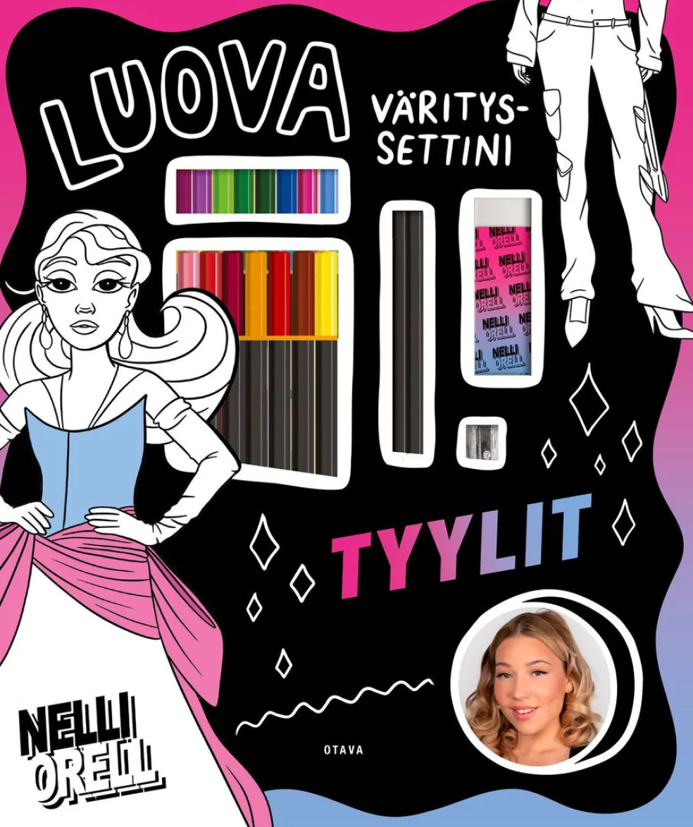 Luova värityssettini, Tyylit