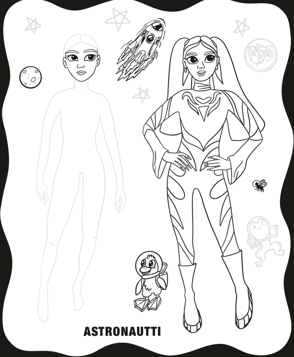 Luova värityssettini, Tyylit