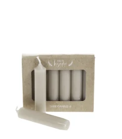 Lyhyt kruunukynttilä beige 11cm