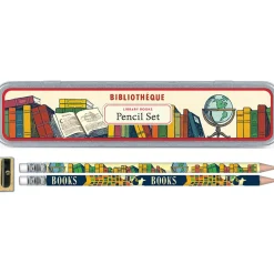 Lyijykynäsetti Library Books Cavallini