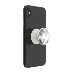 Älypuhelimen pidike PopSocket PopGrip Disco Crystal Silver