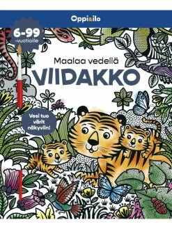 Maalaa vedellä VIIDAKKO -puuhakirja 6-99 v