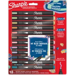 Maalikynä 12 kpl Sharpie Earth tones