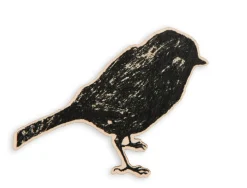 Magneetti Miiko Lintu koivuvaneria n. 7x6cm