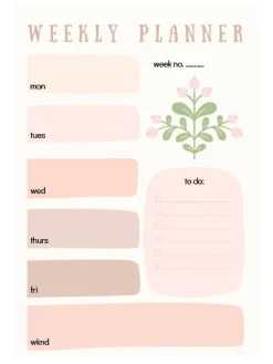 Magneettilehtiö Weekly planner A4