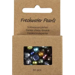 Makeanvedenhelmet 60 kpl/5-6mm helmiäisvärit