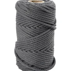Makrameenyöri 4mm/55m harmaa 330g