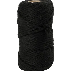 Makrameenyöri 4mm/55m musta 330g
