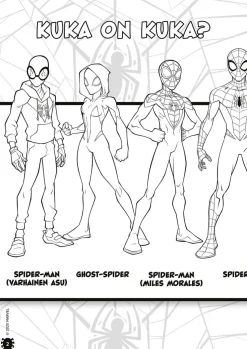 Marvel Spider-Man Vauhdikas värityskirja