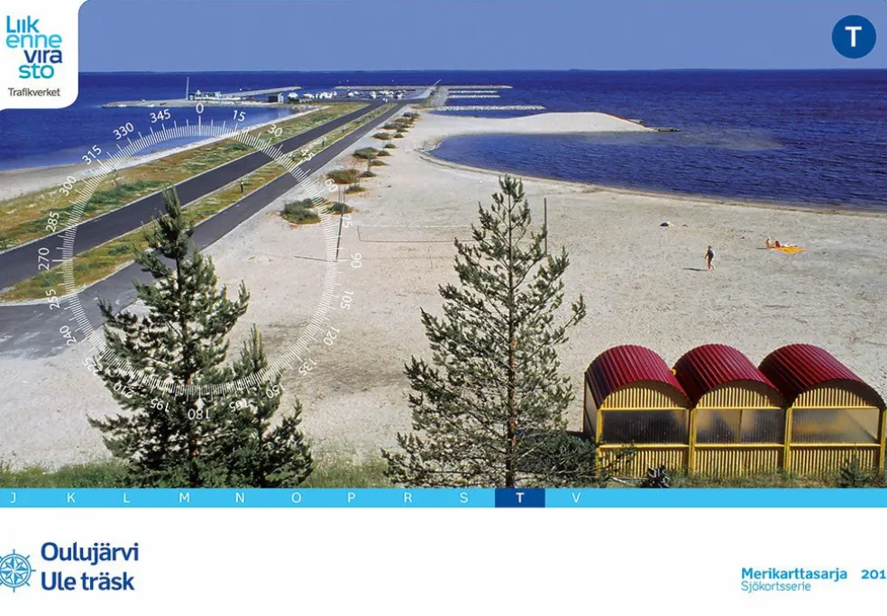 Merikarttasarja T Oulujärvi 1:40000