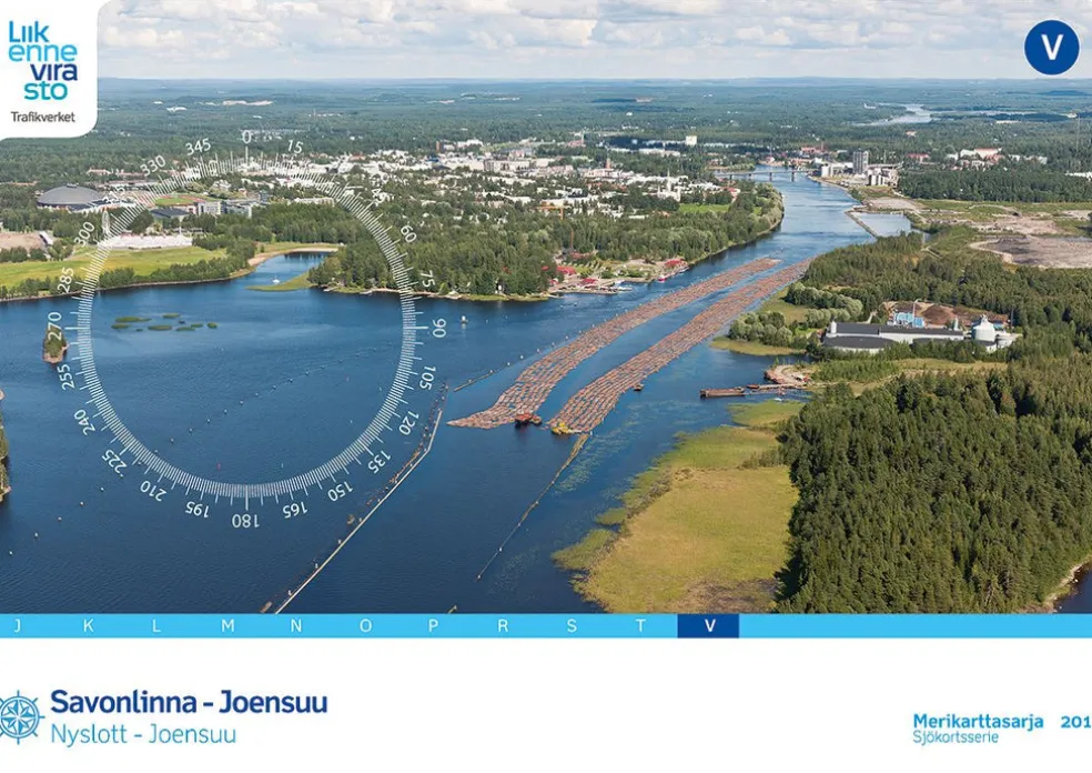 Merikarttasarja V Savonlinna-Joensuu 1:40 000/1:20 000