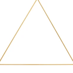 Metallirengas kolmio 30 cm messinki Rico Design