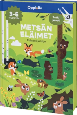 METSÄN ELÄIMET -palapeli ja kirja 3-5 v