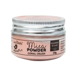 Mica-jauhe saippuantekoon 10g korallinpunainen