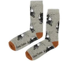 Miesten sukat Haisuli karkumatkalla harmaa-ruskea NordicBuddies