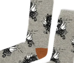 Miesten sukat Haisuli karkumatkalla harmaa-ruskea NordicBuddies